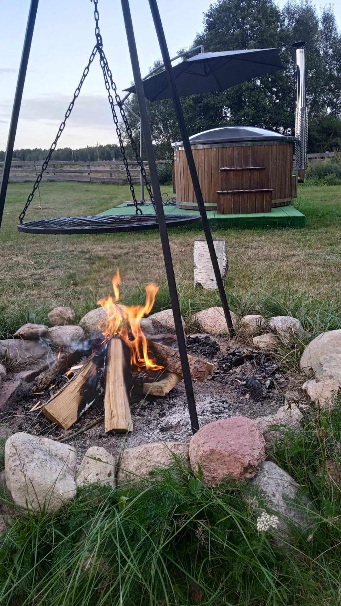 Ferienwohnung Siedlisko Czarny Dzieciol Narewka Exterior foto